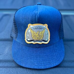Vintage 1989 Carhartt Centennial Denim Hat, Made in USA